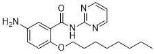 Benzamide, 5-amino-2-(octyloxy)-N-(2-pyrimidinyl)- 13736-72-6